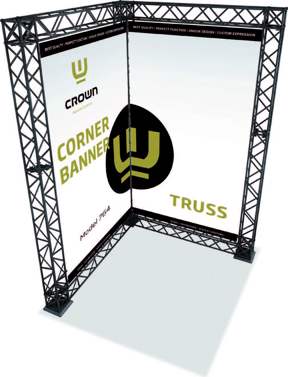 Model 764 Truss Köşe Banner
