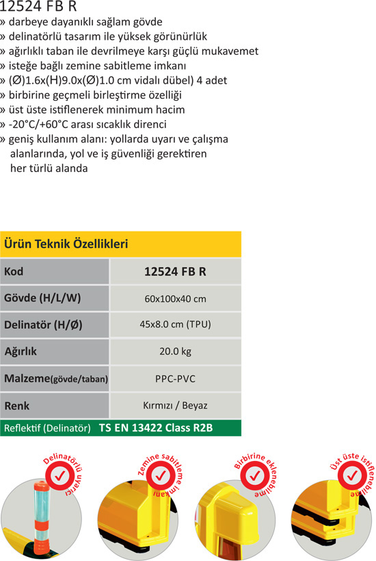 12524 FB R GÃ¼venlik Bariyeri ile ilgili gÃ¶rsel sonucu