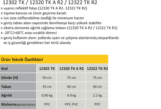 12322 TK R2 Eko Trafik Konisi ile ilgili gÃ¶rsel sonucu