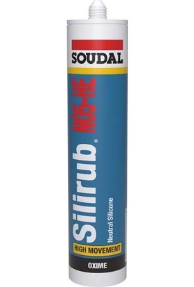 Soudal Silirub No5-HE Nötr Dış Cephe Derz Dolgu Silikonu